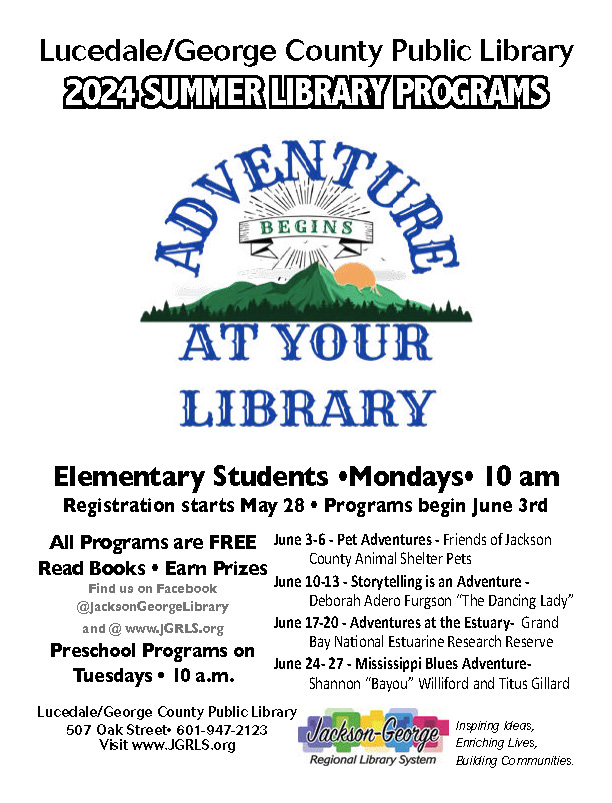 Lucedale Events Regional Library System