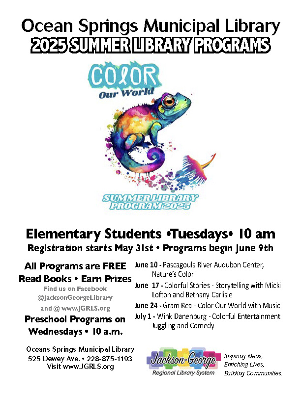 2025 SLP Flyer. Ocean Springs