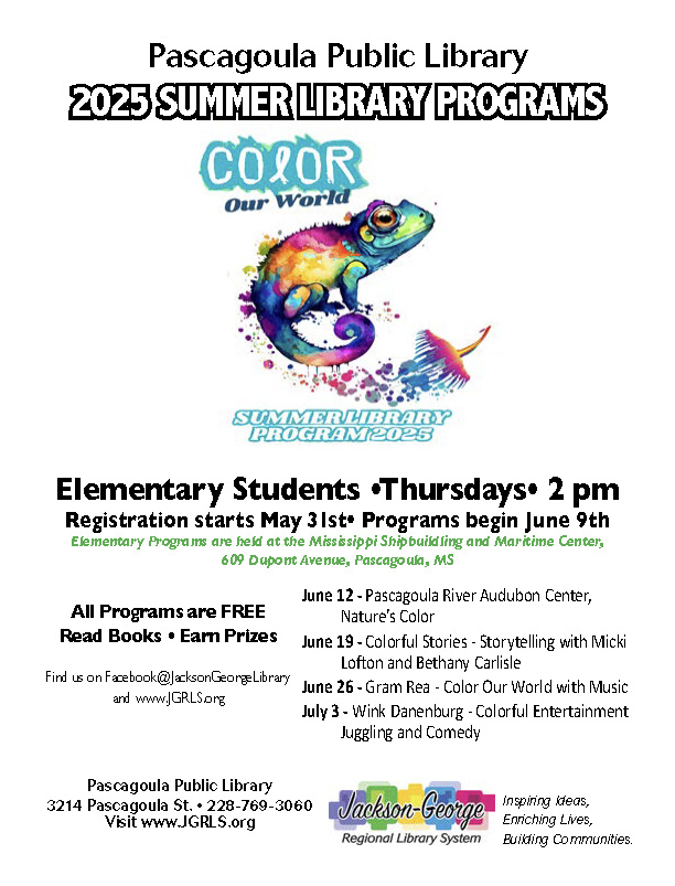 2025 SLP Flyer.Pascagoula