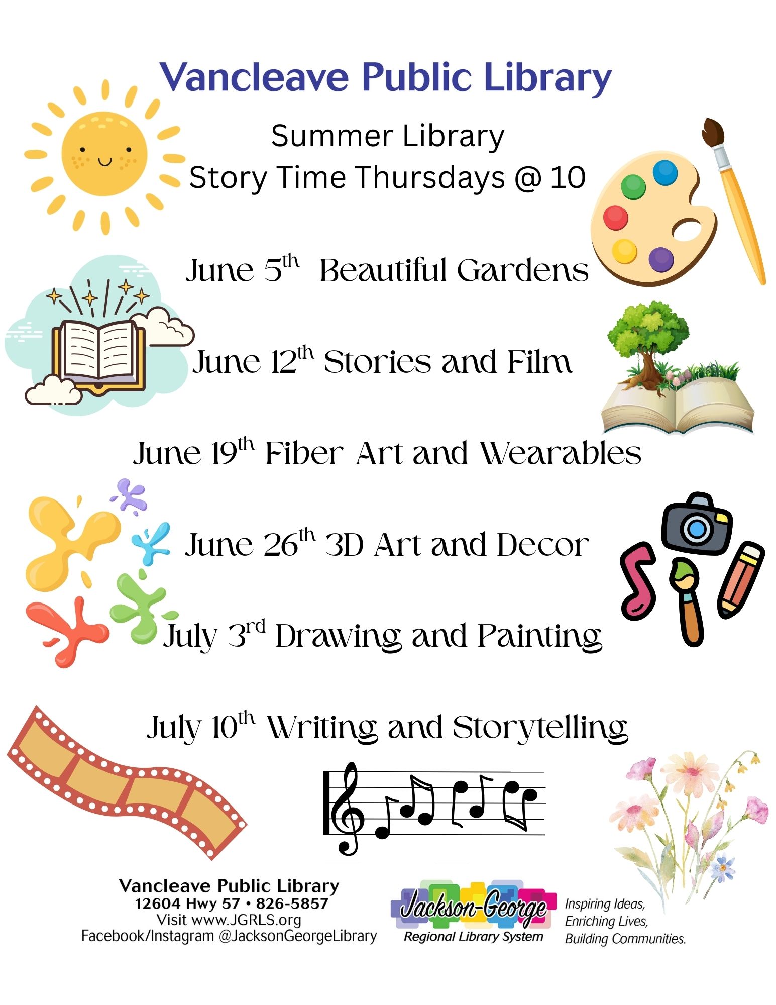 Vancleave Summer Library Story Time