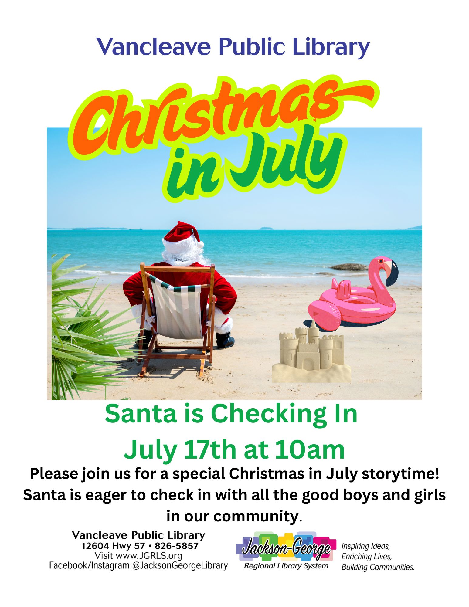 Shared Christmas in July Storytime