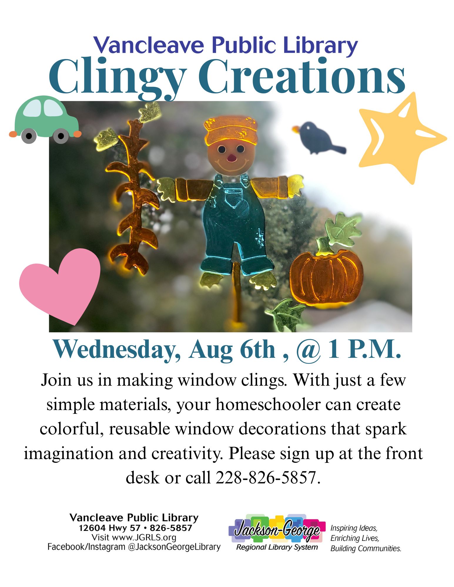 Shared Clingy Creations HS, Aug 6th