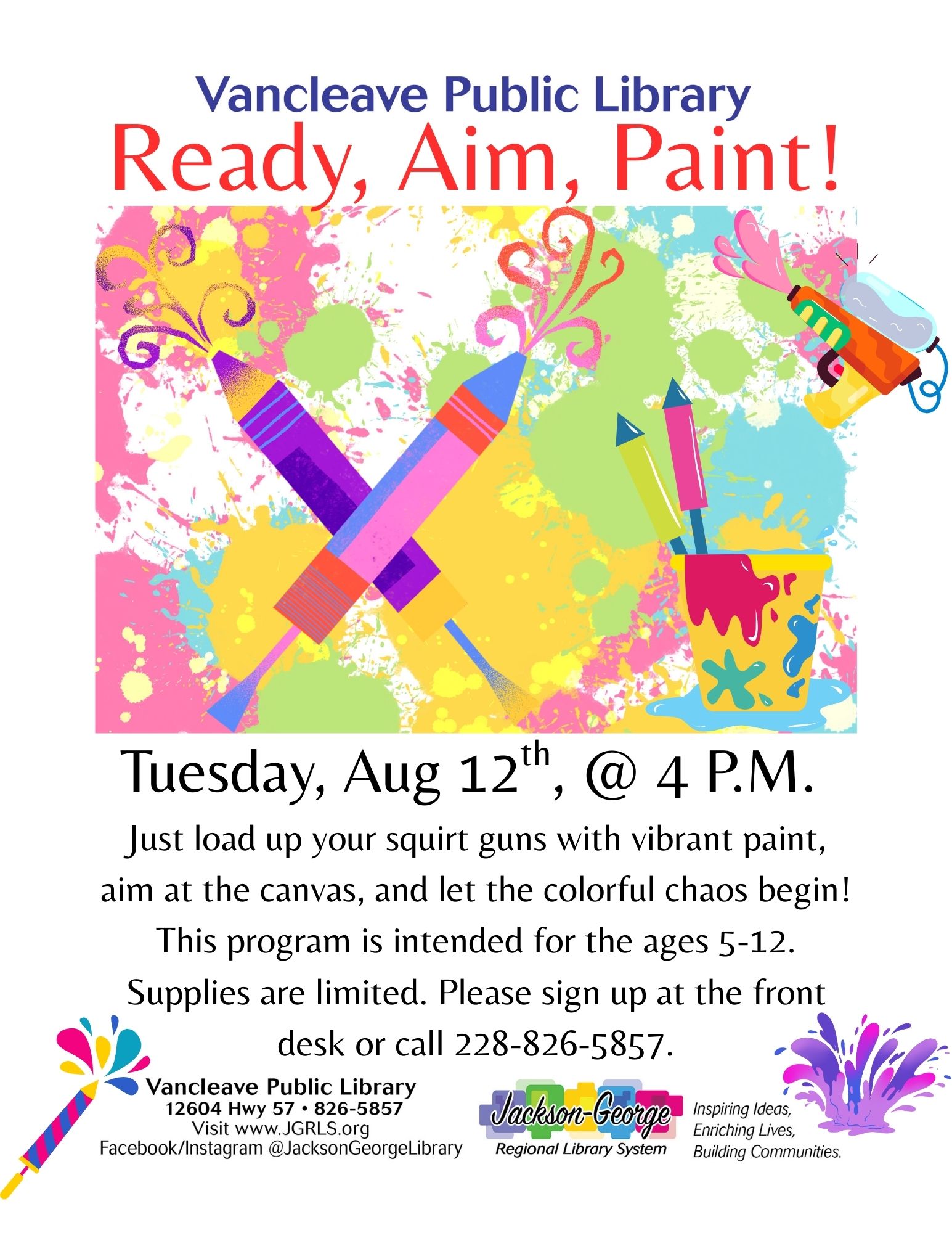 Shared Ready, Aim, Paint! EL Aug 12th