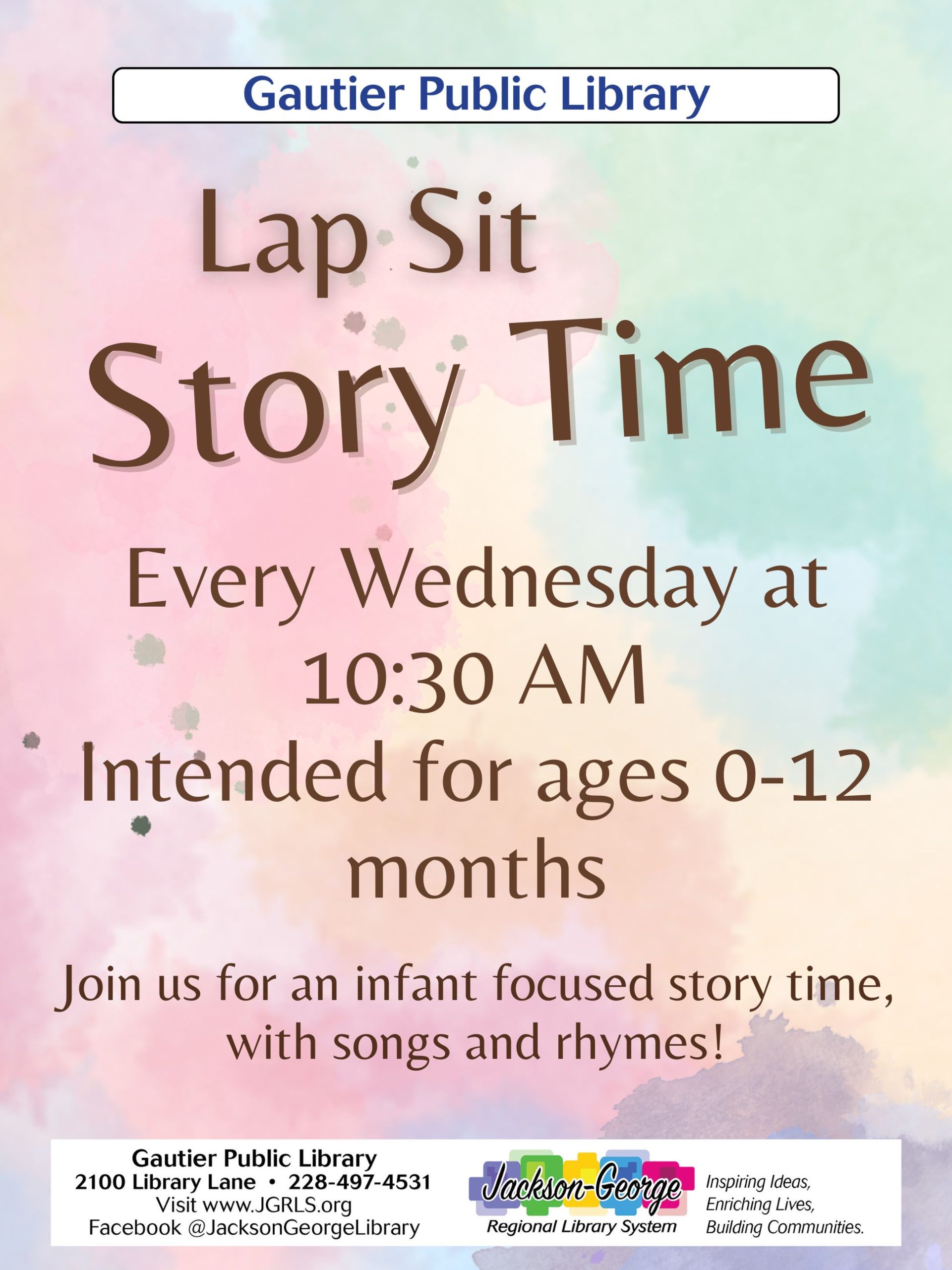 Lap Sit Story Time Poster