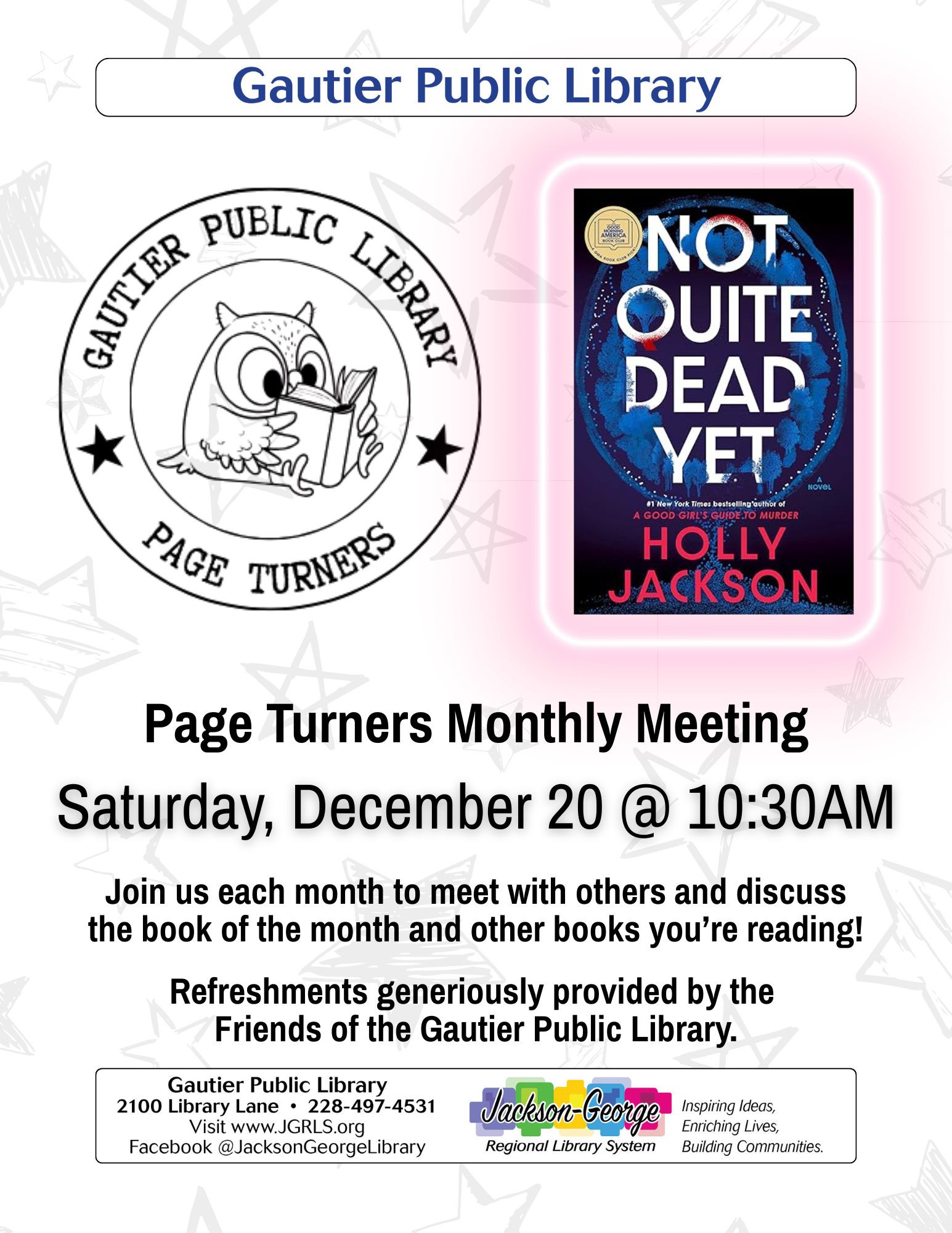 December 2025 Book Club - Not Quite Dead Yet Crime Will Tell - Eps 19 - Stockholm Syndrome