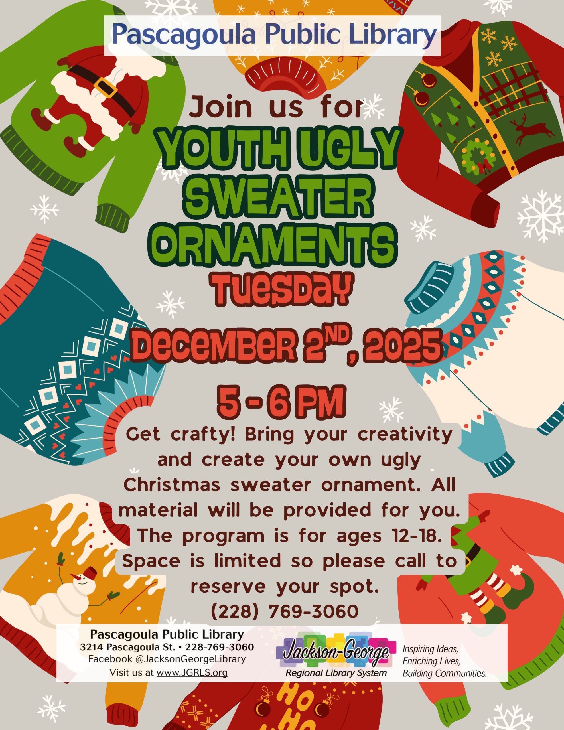 PG Youth Ugly Christmas Sweater Ornaments 2025 Crime Will Tell - Eps 19 - Stockholm Syndrome