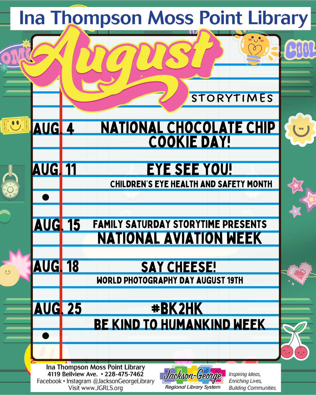August26 Storytimes Children’s Winter crafts Party