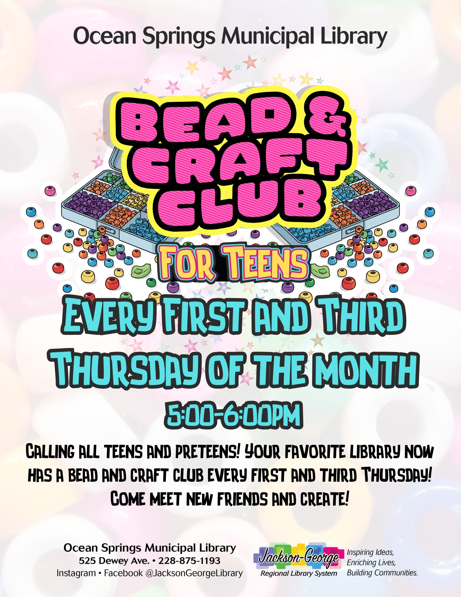 Bead & Trade Club Fiber arts club Jan 13, 2023
