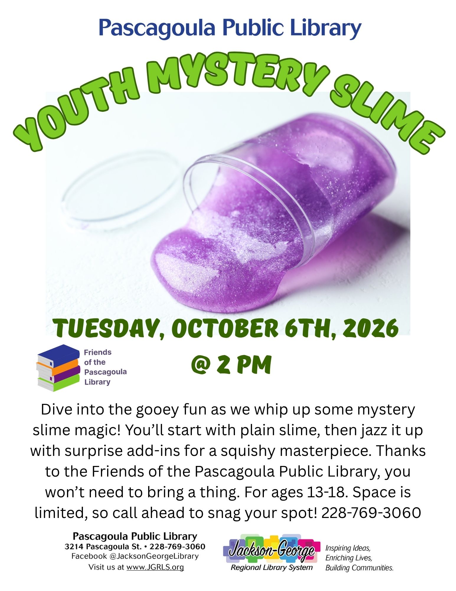 PG Youth Mystery Slime Program Oct2026 Crime Will Tell - Eps 19 - Stockholm Syndrome