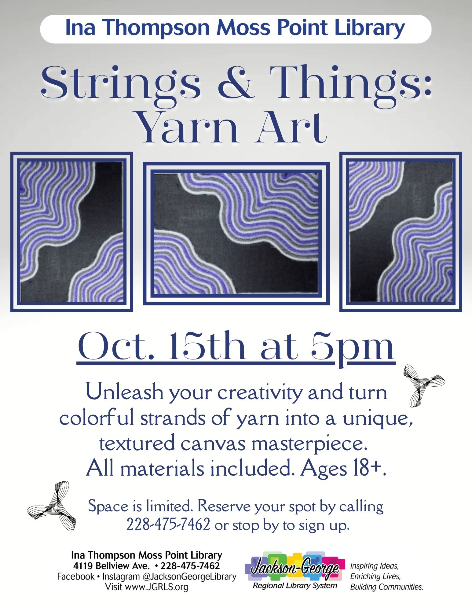 Strings & Things 101526 Children’s Winter crafts Party